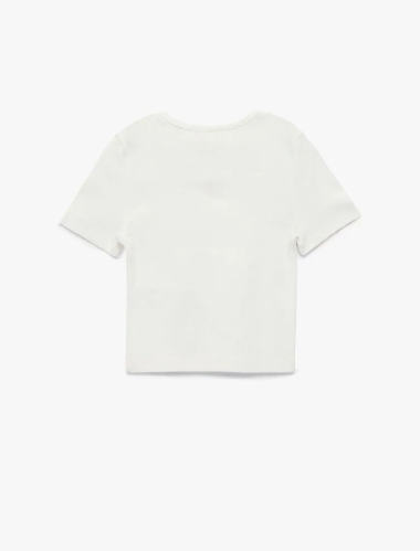 Resim Koton Kız Çocuk T-shirt 6SKG10188AK