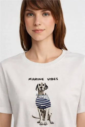 Resim Fashion Friends Kadın T-shirt 26Y0005K1