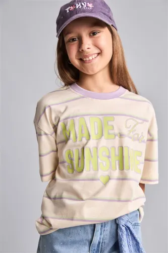 Resim Defacto Kız Çocuk T-shirt G1142A8/GN252