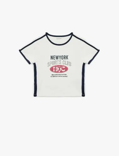 Resim Koton Kadın T-shirt 6SAK10017NK