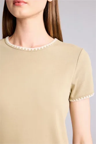 Resim Defacto Kadın T-shirt F9831AX/BG405