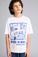 Resim Defacto Erkek Çocuk T-shirt G8331A8/WT34