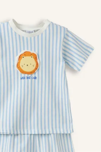 Resim Defacto Erkek Bebek Pijama Takım H4033A5/BE316