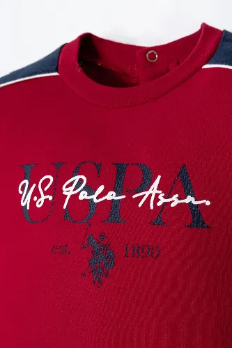 Resim U.S. Polo Assn Bebek Erkek Bebek Şort Takım USB2905
