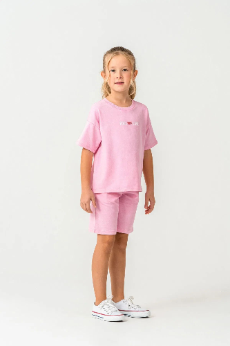 Resim Yenikoza Kız Çocuk Şort Takım