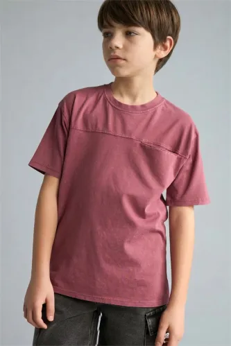 Resim Defacto Erkek Çocuk T-shirt G9417A8/PR220