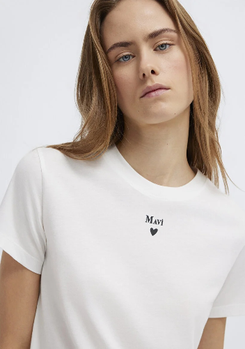 Resim Mavi Mavi Baskılı Kadın T-Shirt M1601185-33389
