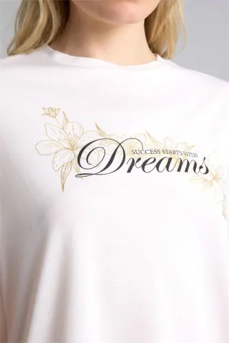 Resim Defacto Kadın T-shirt H6515AX/ER105