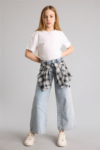 Resim Defacto Kız Çocuk Jean Pantolon H0699A8/NM29
