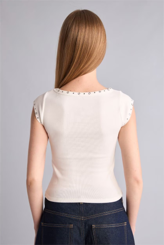 Resim Defacto Kadın  T-shirt H1193AX/WT32