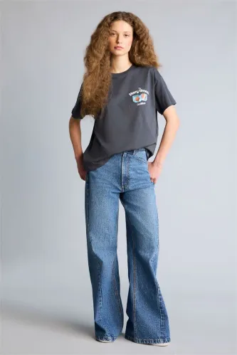 Resim Defacto Kadın T-shirt G8991AX/AR191