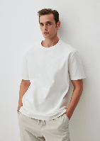 Resim Mavi Erkek T-shirt M0612269-70057