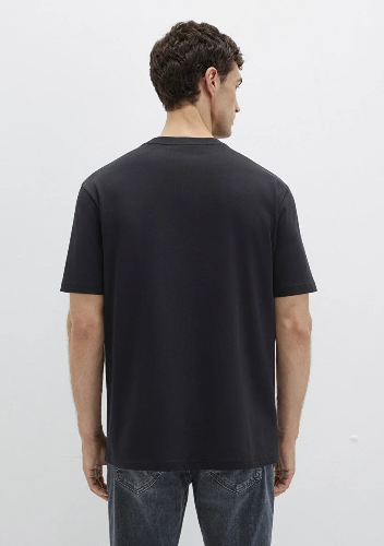 Resim Mavi Erkek T-shirt M0611596-900