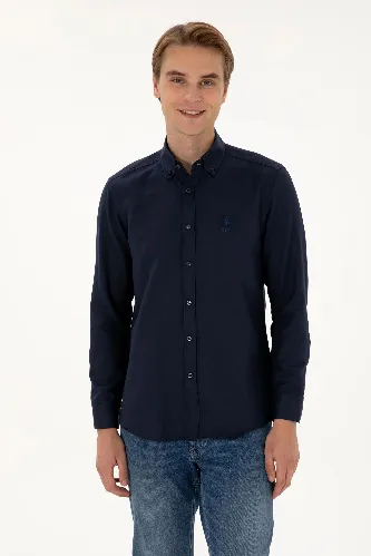 Resim U.S. Polo Assn. Gox025K Erkek Dokuma Gömlek 2225582
