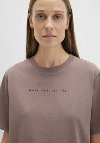 Resim Mavi Kadın T-shirt M1613147-70383