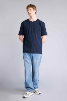 Resim Defacto Erkek T-shirt V7699AZ/NV64