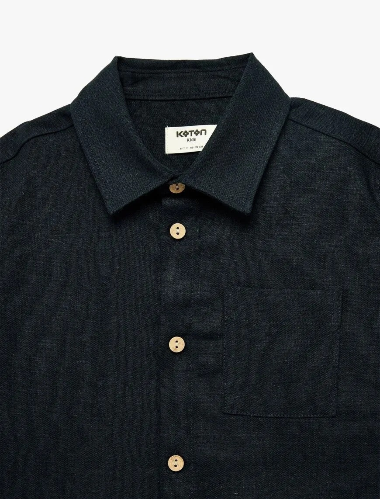 Resim Koton Erkek Çocuk Kısa Kol gömlek 6SKB60023TW