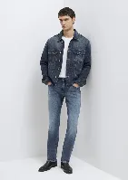 Resim Mavi Marcus Erkek Jean Pantolon M00351A1734