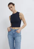 Resim Mavi Kadın T-shirt M1613981-70490