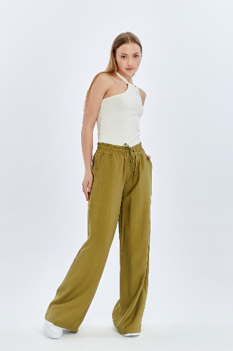 Resim Viole&More Kadın Kanvas Pantolon Yk03 Tensel