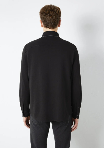 Resim Mavi Erkek Uzun Kol Gömlek M0211867-900