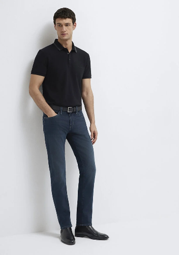 Resim Mavi Marcus Slim Straight Erkek Jean Pantolon M0035126972