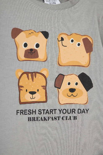 Resim Defacto Erkek Bebek Şort Takım G7133A5/GR454