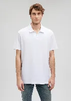 Resim Mavi Erkek T-shirt M0611904-620