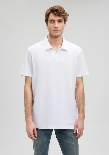 Resim Mavi Erkek T-shirt M0611904-620