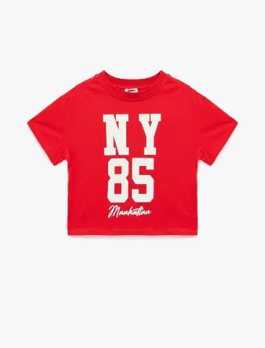Resim Koton Kız Çocuk T-shirt 6SKG10108AK