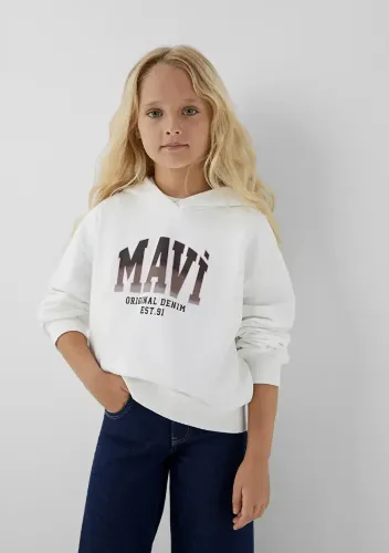 Resim Mavi Kız Çocuk Sweat M7S10179-70057