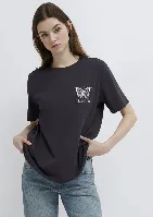 Resim Mavi Kadın T-shirt M1613871-70087