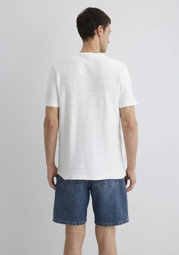 Resim Mavi Regular Erkek  T-shirt M0611409-70057