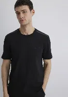 Resim Mavi Erkek T-shirt M0612689-900