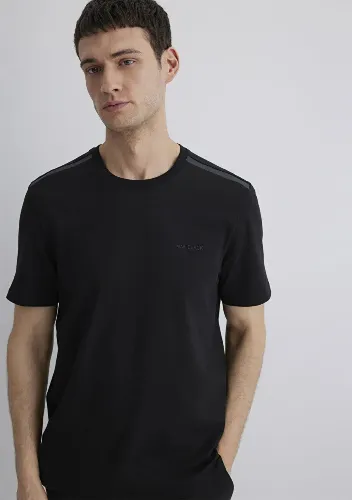 Resim Mavi Erkek T-shirt M0612689-900