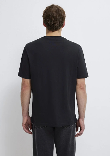 Resim Mavi Logo Erkek T-shirt M0611711-900