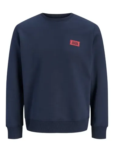 Resim Jack & Jones Jjrush Sweat Crew Neck Erkek Sweat 12298426