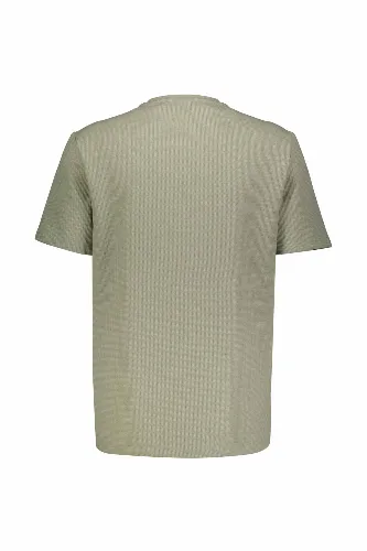 Resim Süvari Waffle Sıfır Yaka Erkek T-shirt Sts1014000001
