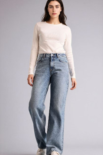 Resim Defacto Kadın Jean Pantolon F9596AX/NM28