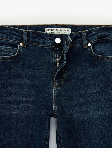 Resim Koton Kadın Jean Pantolon 6WAL40221MD