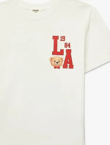 Resim Koton Kız Çocuk T-shirt 6SKG10270AK