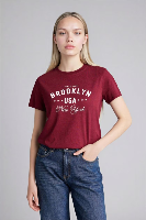 Resim Defacto Kadın T-shirt H1409AX/BR115