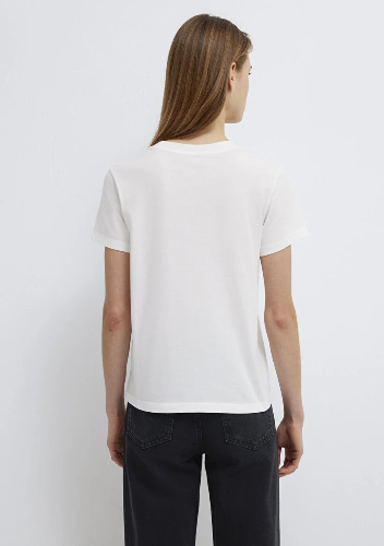 Resim Mavi Mavi Baskılı Kadın T-Shirt M1601185-33389