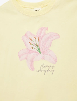 Resim Koton Kız Bebek T-shirt 6SMG10062AK