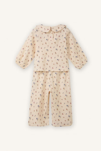 Resim Defacto Kız Bebek Sweat Takım G8739A5/ER99