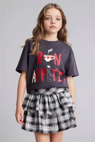 Resim Defacto Kız Çocuk T-shirt G1792A8/AR1