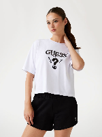 Resim Guess Athleisure  Kadın  T-shirt V4YI06I3Z14-G011 Aurelıe Boxy Tee