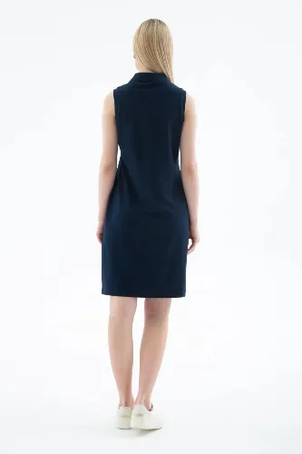 Resim Fashion Friends Kadın Polo V Yaka Kolsuz Elbise 26Y0600K1