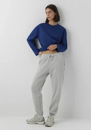 Resim Mavi Baggy Kadın Eşofman Alt M1023291-32175