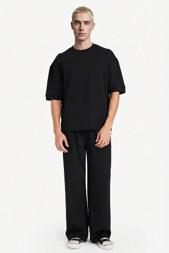 Resim Defacto Erkek T-shirt B4844AX/BK81